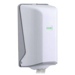   Vialli Mini tekercses kéztörlő adagoló ABS műanyag, fehér