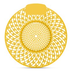   Piszoár bio enzimes illatosító rács Spiral, citrom illatú (sárga)