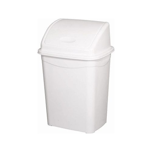 Planet Billenőfedeles szemetes kuka, műanyag, luxury fehér, 9 L