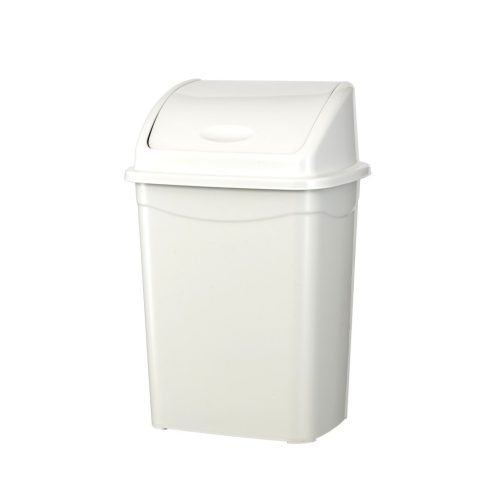 Planet Billenőfedeles szemetes kuka, műanyag, luxury fehér, 16 L 