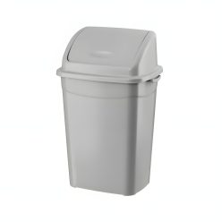   Planet Billenőfedeles szemetes kuka, műanyag, szürke eco, 16 L
