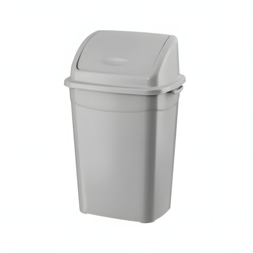Planet Billenőfedeles szemetes kuka, műanyag, szürke eco, 16 L