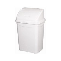   Planet Billenőfedeles szemetes kuka, műanyag, luxury fehér, 26 L