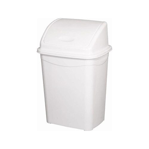 Planet Billenőfedeles szemetes kuka, műanyag, luxury fehér, 50 L