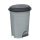 Planet Pedálos szemetes kuka, műanyag, ECO antracit, kivehető kosárral, 6L