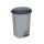 Planet Pedálos szemetes kuka, műanyag, ECO antracit, kivehető kosárral, 6L