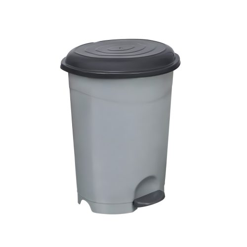 Planet Pedálos szemetes kuka, műanyag, ECO antracit, kivehető kosárral, 6L