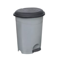   Planet Pedálos szemetes kuka, műanyag, ECO antracit, kivehető kosárral, 12L
