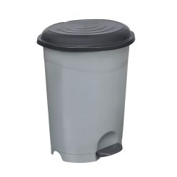   Planet Pedálos szemetes kuka, műanyag, ECO antracit, kivehető kosárral, 22L
