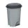 Planet Pedálos szemetes kuka, műanyag, ECO antracit, kivehető kosárral, 22L