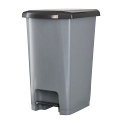   Planet Pedálos szemetes kuka SLIM, műanyag, ECO antracit, 40L