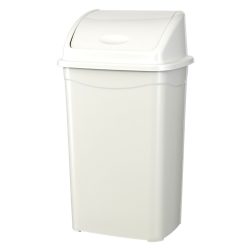 Planet Billenőfedeles szemetes kuka, műanyag, fehér, 70 L