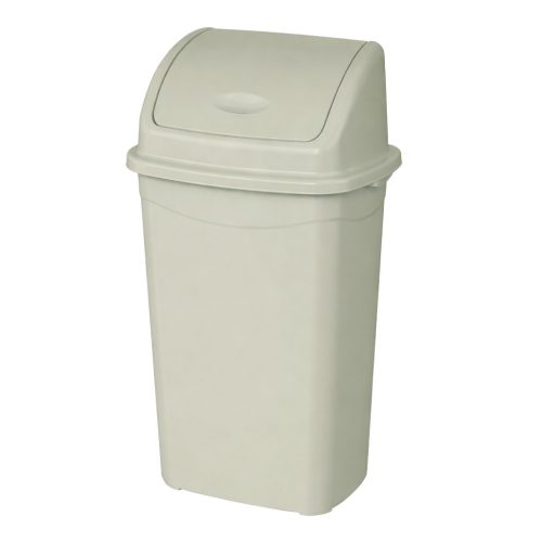 Planet Billenőfedeles szemetes kuka, műanyag, eco szürke, 70 L