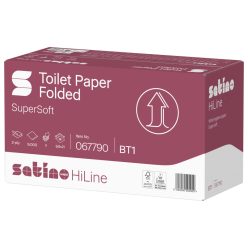   Satino Wepa Prestige hajtogatott toalettpapír cellulóz 2 réteg, 9,8x21cm, 30x300 lap