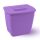 Planet Koala szemetes, fedővel 6L (Hanging Bucket) lila