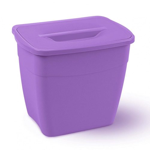Planet Koala szemetes, fedővel 6L (Hanging Bucket) lila