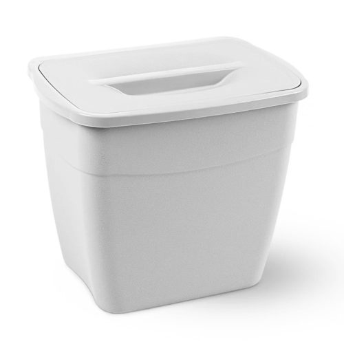 Planet Koala szemetes, fedővel 6L (Hanging Bucket) fehér